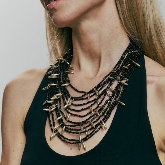 COLLAR PÚAS NEGRO